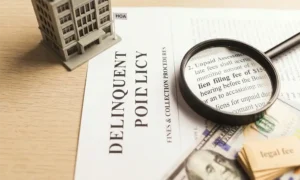 hoa delinquency policy